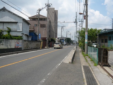 前面道路　氷川神社通り