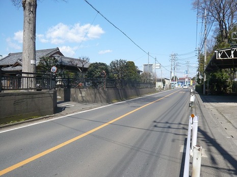 西側前面道路（中央通り）