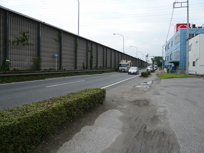 前面道路　国道122号