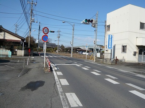 北側前面道路　羽倉通り