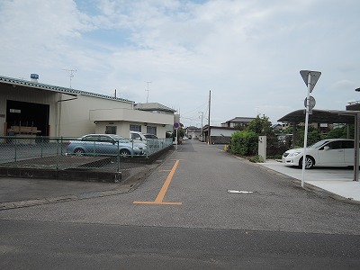 前面道路