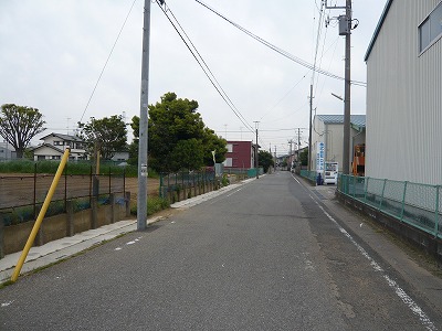 北側道路