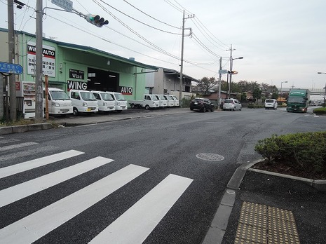 前面道路　美笹西通り