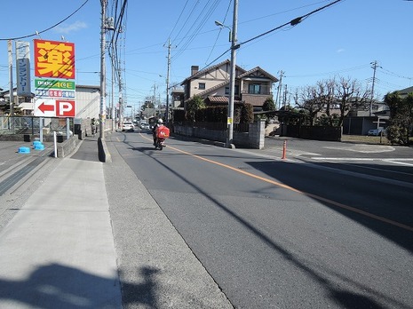 前面道路　宮戸橋通り