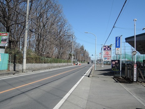 北側前面道路　学園通り