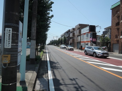 西側道路（所沢陸橋通り）