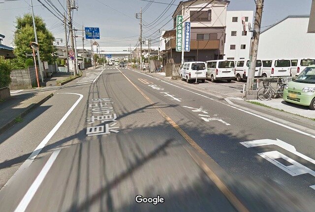 南側前面道路　県道