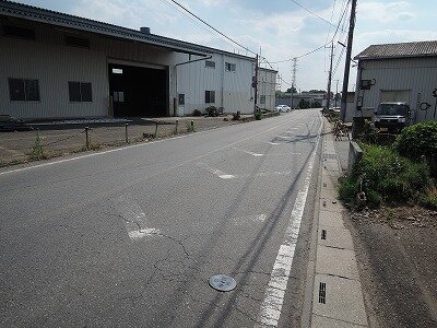 前面道路　竹間沢通り